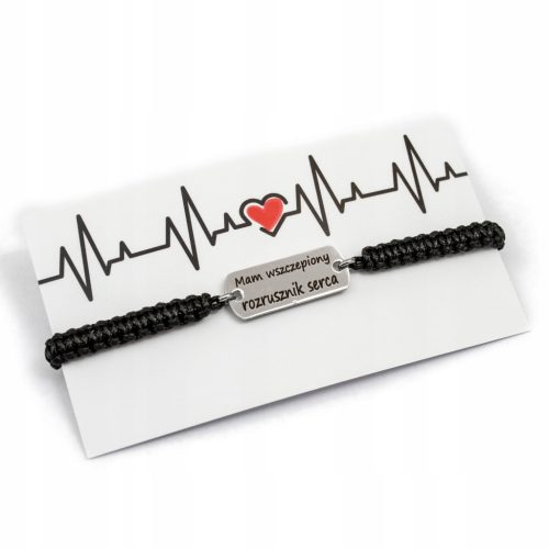  Bracelet I have a pacemaker implanted steel BA3707