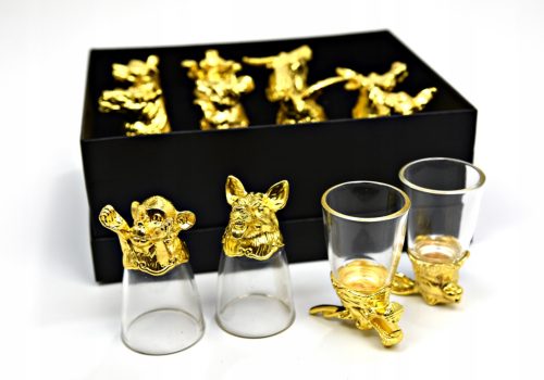  set of decorated glasses gift for a man male gift