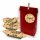  Promotional COWS with LOGO in red bags, 50 sets, Santa Claus, Christmas