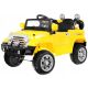  JJ battery-powered off-road car for children Yellow Remote control Storage compartment Lights