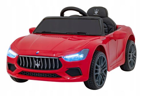  Maserati Ghibli Battery Operated for Kids Red EVA Remote Control Slow Start