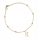  NASSARIUS BALL BRACELET PENDANT LETTER K GOLD PLATED SILVER