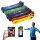  SET OF 6 POWERBAND EXERCISE BANDS resistance bands fitness bands HIGH QUALITY