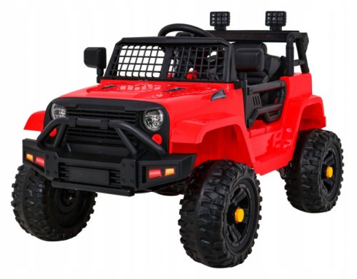  Jeep Dark Night Battery-powered Car for Kids Red + Slow Start + EVA