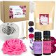  SOY CANDLE MAKING KIT DIY FLORAL GIFT LAVENDER ROSE