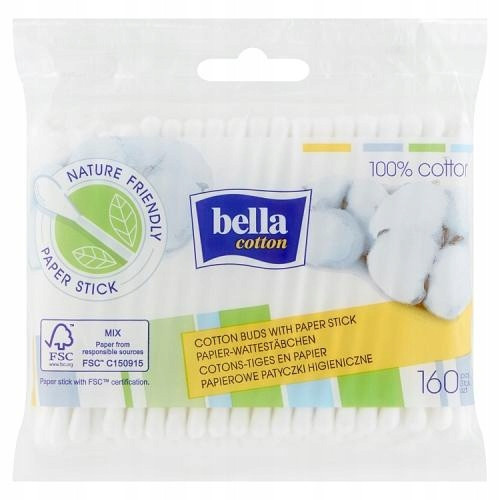  Bella Cotton Sticks, Paper, 160pcs