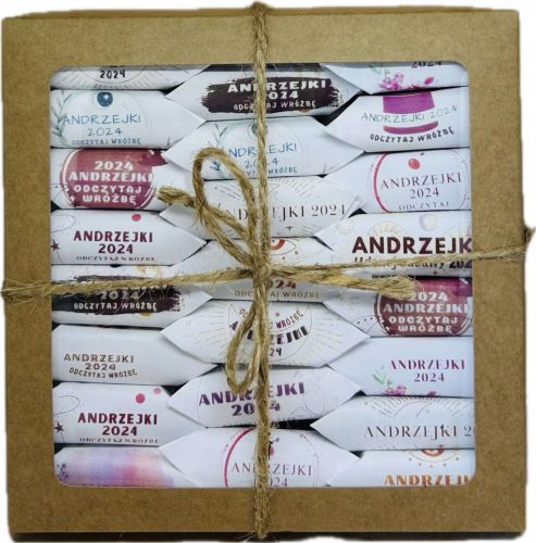  fortune telling fudge for St. Andrew's Day, box of chocolates 23 pcs. Express 48h