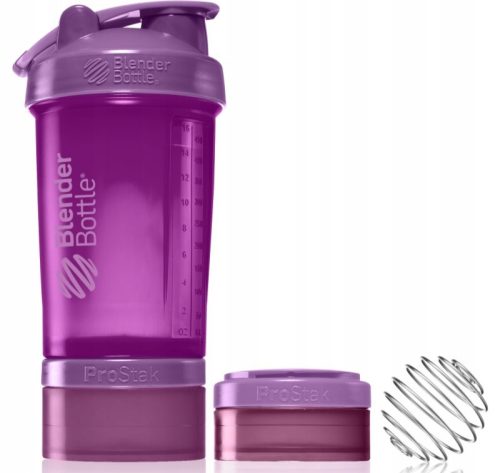  Blender Bottle ProStak Pro sports shaker + container color Plum 650 ml