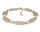  649e 18+3 gold surgical steel celebrity bracelet