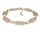  649e 18+3 gold surgical steel celebrity bracelet