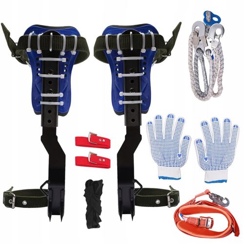  TREE CLIMBERS SET ADJUSTABLE AUXILIARY TOOL RESCUE DEVICE