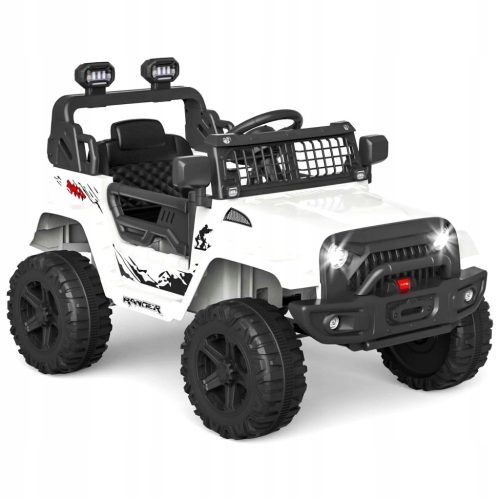  Jeep Battery Operated Car for Children Remote Control White