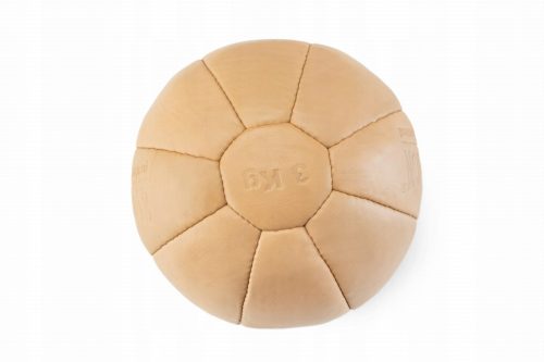  MEDICINE BALL REHABILITATION NATURAL LEATHER EVOLUTION RETRO 2 KG