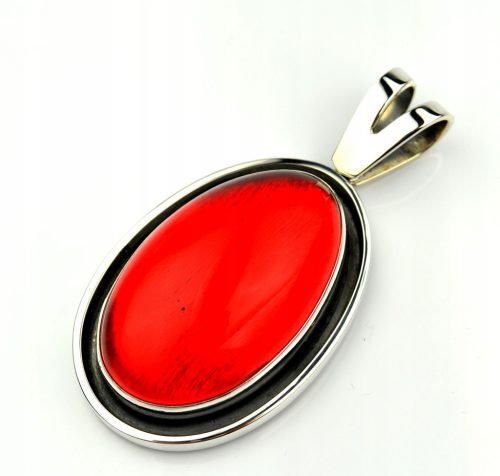  UNIQUE RED BLOODY AMBER PENDANT