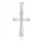  Silver men's large cross pendant rhodium-plated silver 925