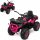  TERRA BATTERY POWERED VEHICLE QUAD POWERFUL 4X4 DRIVE PINK REMOTE CONTROL