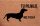  Personalized ENTRANCE DOORMAT Dachshund Here I am watching + Name