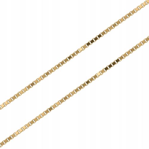  gold chain classic cube 1mm 585 14 carat 45