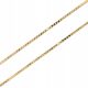  gold chain classic cube 1mm 585 14 carat 45