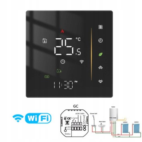  LED WIFI Thermostat TUYA Gas/Water Heater GC