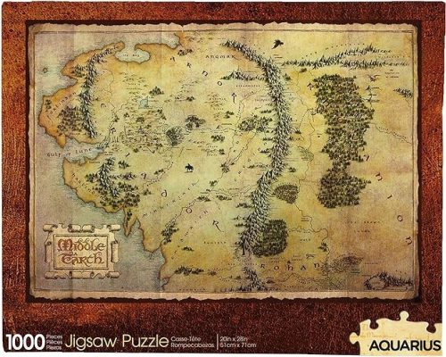  Puzzle Hobbit Map of Middle Earth 1000 pieces Aquarius