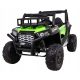  Buggy UTV Off-road Vehicle for Kids Green + Remote Control + Luggage Rack + Slow Start +