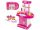  ChRLD pink kitchen set with oven, accessories