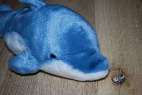  plush dolphin mascot dolphin Russ Berrie