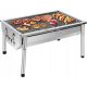  Sunjas Charcoal Grill 40 x 28 cm Stainless Steel