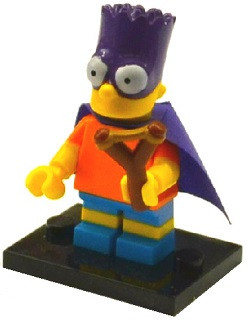  lego simpsons figure - colsim2-5 bart simpson bartman