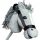  HORSE HEAD on a STICK HOBBY HORSE SOUND PLUSH MEGADIDI gray