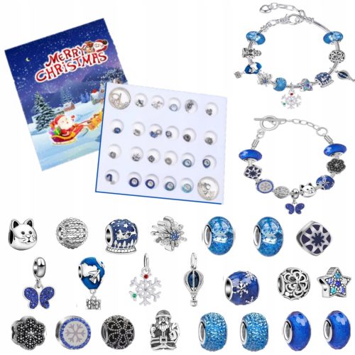  ADVENT CALENDAR FOR GIRL BRACELET PENDANTS JEWELRY CHARMS