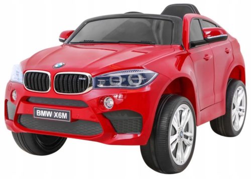  BMW X6M Electric Car for Kids Red Paint + Remote Control + EVA + Free