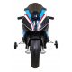  BMW HP4 Battery-powered Children's Motorbike Blue + Auxiliary Wheels + Free