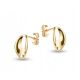  BEAUTIFUL ORIGINAL GOLD EARRINGS TEARDROP 14KT 585