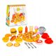  FAST FOOD PIZZA FRIES HOTDOG TOY SET FOR CHILDREN WITH VELCRO