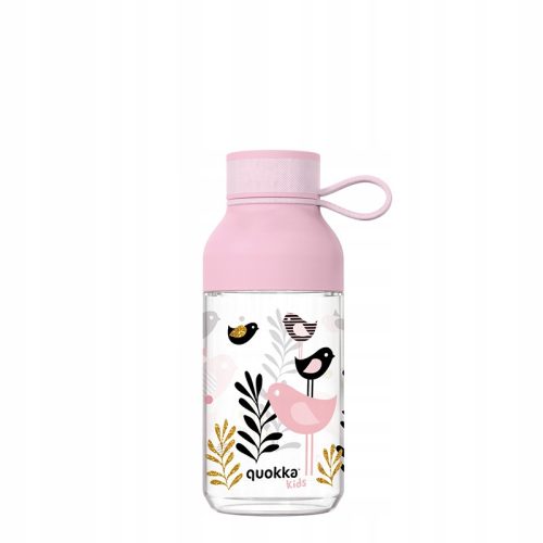  Quokka Ice Kids with strap - 430 ml Tritan water bottle with strap (White)