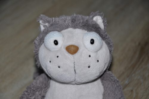  plush mascot gray cat kitty nici 25 cm