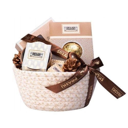  Prague Composition Gift Basket White Christmas Christmas Gift