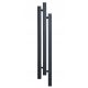  Decorative vertical bathroom heater TAMIZA 115/20 black