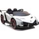  Lamborghini Veneno Licensed Battery-Powered Car For Kids White