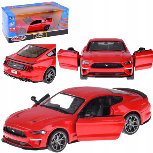  RED METAL CAR FOR CHILDREN FORD MUSTANG LIGHTS SOUND EFFECTS