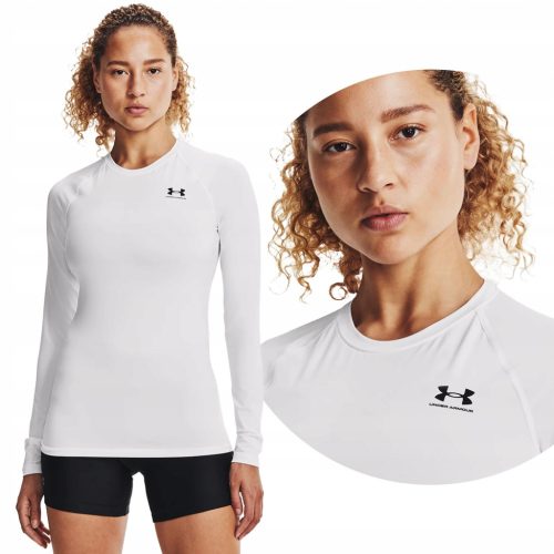  WOMEN'S UNDER ARMOUR LONGSLEEVE THERMOACTIVE SPORTS T-SHIRT 1365459-100