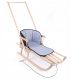  SLED WITH PUSHER AND BACKREST + MATTRESS, STRING WITH HANDLE CHILDREN'S SLED