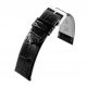  BLACK ALLIGATOR WATCH STRAP 588.01.22 22mm