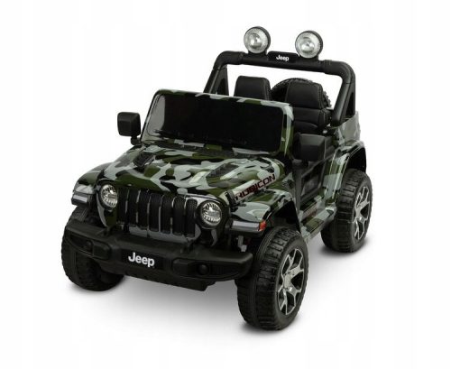  JEEP RUBICON CAMO BATTERY-POWERED OFF-ROAD VEHICLE