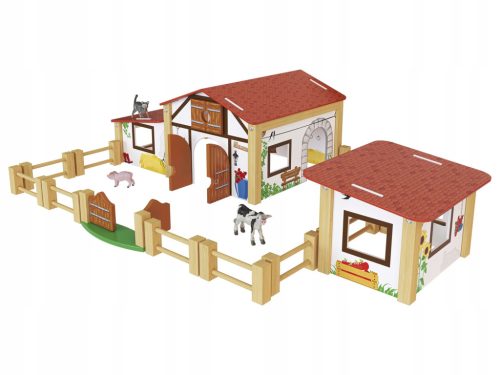  WOODEN Farm Set Farm Animals