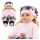  Baby doll like a lifelike large 56cm soft interactive speaks sings 2 languages teaches