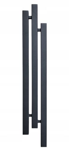  Decorative vertical bathroom heater TAMIZA 135/20 black