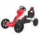  Grand Ride Pedal Gokart for Kids 3+ Red + EVA Wheels + Adjustable f